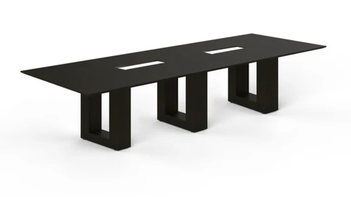 12' Coltello Conference Table in Espresso with Aureola Bases (CD-CCT12-AB-E (GROUP))