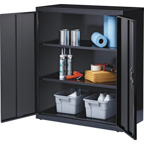 Fortress Series Storage Cabinets  18" x 36" x 42"  3 x Shelf(ves)  Recessed Locking Door, (MOS41305)