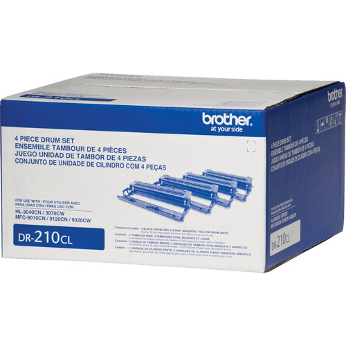 Brother Genuine DR210CL Color Laser Drum Unit - 15000 - 4 / Carton (BRTDR210CL)