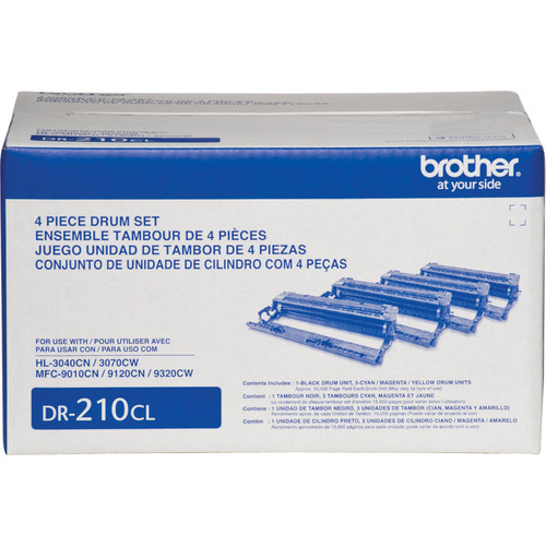 Brother Genuine DR210CL Color Laser Drum Unit - 15000 - 4 / Carton (BRTDR210CL)