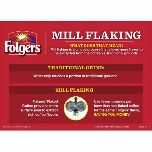 Folgers Regular Classic Roast Coffee - Medium - 1.5 oz Per Bag - 42 / Carton (FOL06430)
