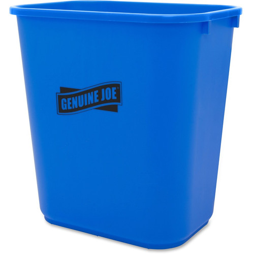 Genuine Joe 28-1/2 Quart Recycle Wastebasket - 7.13 gal Capacity - Rectangular - 15" Height x 14.5" (GJO57257)