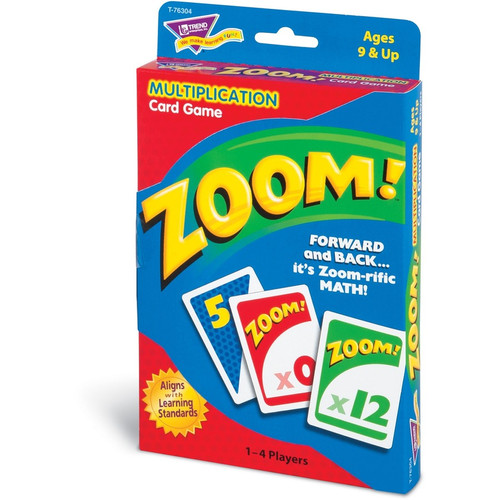 Trend Zoom Multiplication Learning Game - Educational - 1 to 4 Players - 1 Each (TEPT76304)