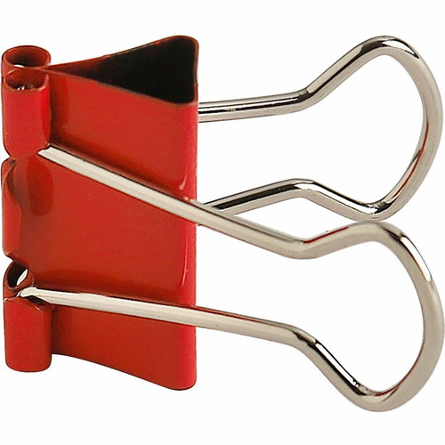 Business Source Colored Fold-back Binder Clips - Small - 0.8" Width - 0.37" Size Capacity - 40 / - (BSN65361)