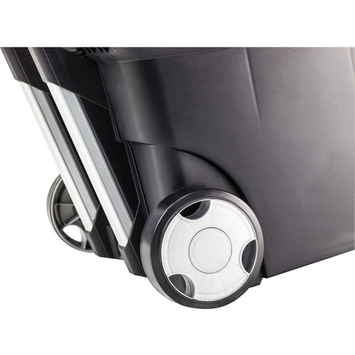 Storex Premium File Cart - Telescopic Handle - Steel, Plastic - 15" Length x 16.4" Width x 17" - - (STX61507U01C)