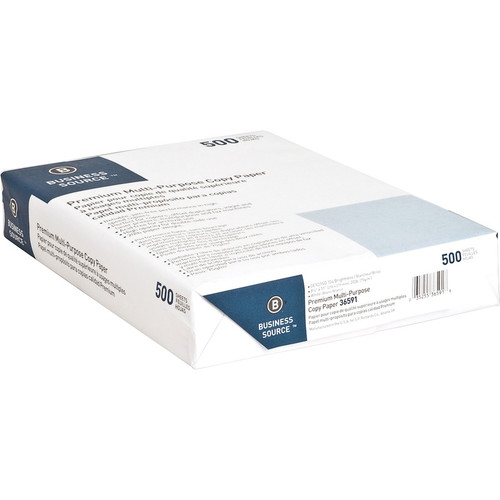 Business Source Premium Multipurpose Copy Paper - 92 Brightness - Letter - 8 1/2" x 11" - 20 lb - / (BSN36591PL)