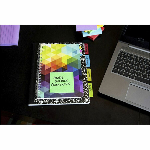 Post-it Durable Tabs - Primary Colors - Write-on Tab(s) - 2" Tab Height x 1.50" Tab Width - - (MMM686ALYR)