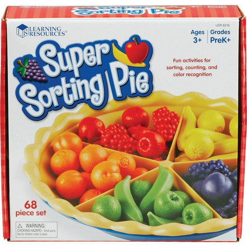 Learning Resources Super Sorting Pie - Skill Learning: Sorting, Motor Skills - 3-6 Year (LRNLER6216)