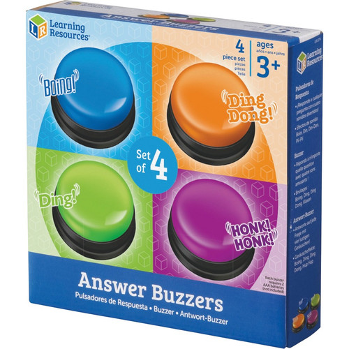 Learning Resources Answer Buzzers Set - Theme/Subject: Learning - Skill Learning: Game - 3+ - 4 / (LRNLER3774)
