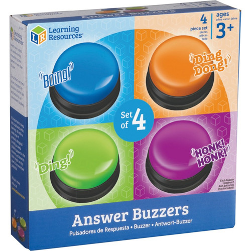Learning Resources Answer Buzzers Set - Theme/Subject: Learning - Skill Learning: Game - 3+ - 4 / (LRNLER3774)