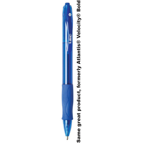 BIC Glide Bold - Bold Pen Point - 1.6 mm Pen Point Size - Conical Pen Point Style - Refillable - - (BICVLGB11BE)
