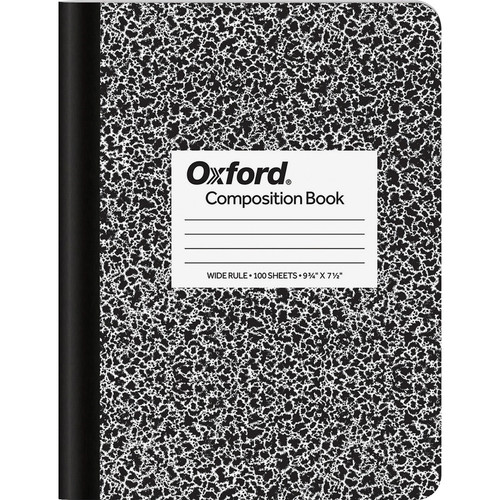 TOPS Wide-Ruled Composition Book - 100 Sheets - Sewn - Wide Ruled - Ruled Red Margin - 9 3/4" x 7 - (TOP63795)