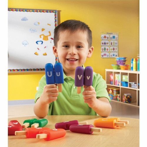 Smart Snacks Alpha Pops - Skill Learning: Visual, Color Identification, Letter Recognition, Quiz, - (LRNLER7345)