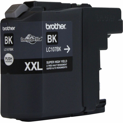 Brother Genuine Innobella LC107BK Super High Yield Black Ink Cartridge - Inkjet - High Yield - 1200 (BRTLC107BK)