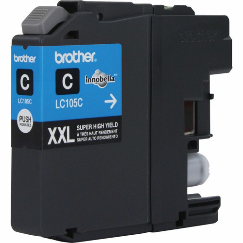 Brother Genuine Innobella LC105C Super High Yield Cyan Ink Cartridge. - Inkjet - High Yield - 1200 (BRTLC105C)