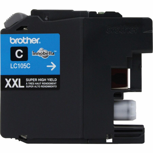 Brother Genuine Innobella LC105C Super High Yield Cyan Ink Cartridge. - Inkjet - High Yield - 1200 (BRTLC105C)