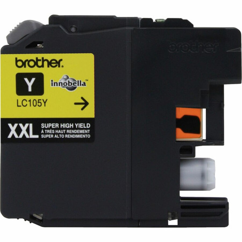 Brother Genuine Innobella LC105Y Super High Yield Yellow Ink Cartridge - Inkjet - High Yield - 1200 (BRTLC105Y)