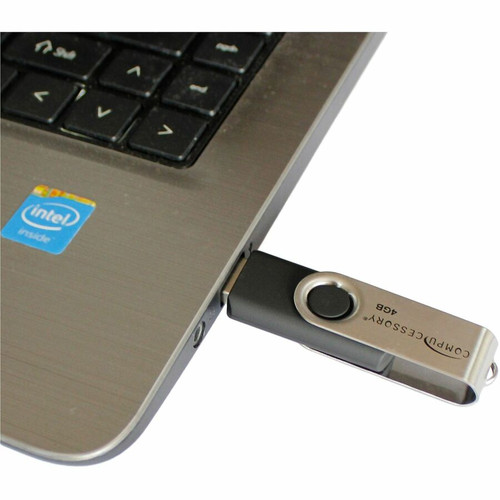 Compucessory Password Protected USB Flash Drives - 4 GB - USB 2.0 - 12 MB/s Read Speed - 5 MB/s - - (CCS26465)
