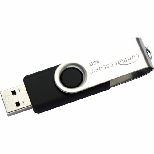 Compucessory Password Protected USB Flash Drives - 4 GB - USB 2.0 - 12 MB/s Read Speed - 5 MB/s - - (CCS26465)