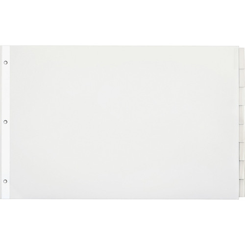 Cardinal Insertable Index Dividers - 8 x Divider(s) - Blank Tab(s) - 8 Tab(s)/Set - 17.5" Divider x (CRD84815)