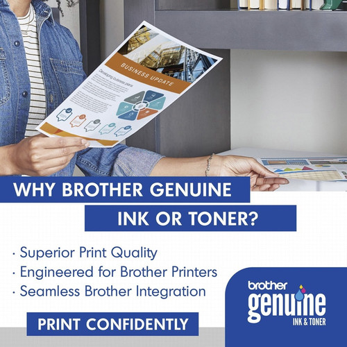 Brother Genuine TN225M High Yield Magenta Toner Cartridge - Laser - High Yield - 2200 Pages - - 1 (BRTTN225M)