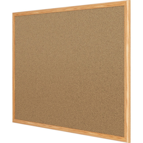 Mead Classic Cork Bulletin Board - 48" Height x 36" Width - Natural Cork Surface - Self-healing - - (MEA85367)