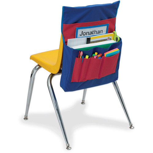 Pacon Chair Storage Pocket Chart - 6 Pocket(s) - 2 Large Pockets - 4 Small Pockets - 18.5" Height x (PAC20060)