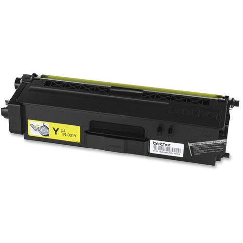 Brother Genuine TN331Y Yellow Toner Cartridge - Laser - 1500 Pages - Yellow - 1 Each (BRTTN331Y)