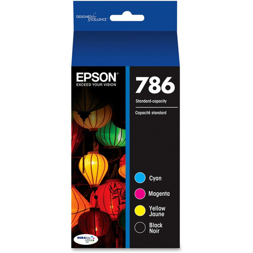 Epson DURABrite Ultra 786 Original Ink Cartridge - Inkjet - Standard Yield - 900 Pages Black, 800 - (EPST786120BCS)