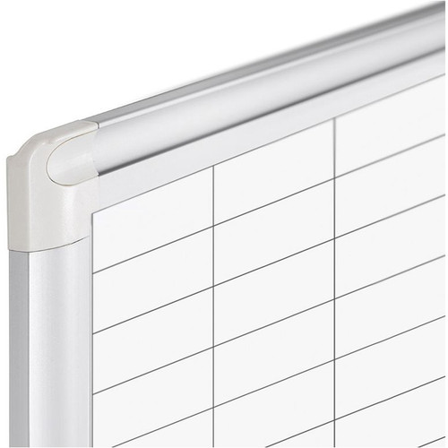 MasterVision 2" Grid Magnetic Gold Ultra Board Kit - 1" x 2" Block - White, Gold - Aluminum, Steel (BVCMA0592830A)