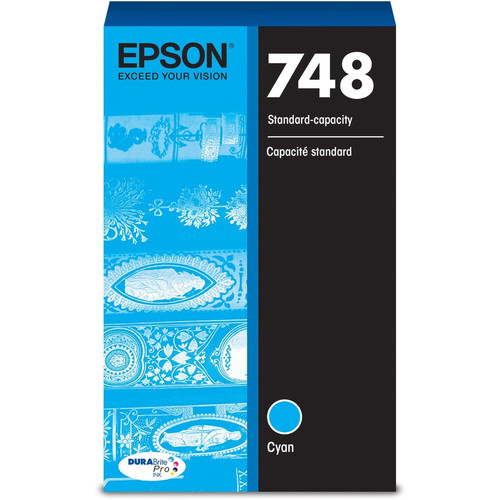 Epson DURABrite Pro 748 Original Standard Yield Inkjet Ink Cartridge - Cyan - 1 Each - 1500 Pages (EPST748220)