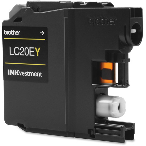Brother Genuine LC20EY INKvestment Super High Yield Yellow Ink Cartridge - Inkjet - Super High - - (BRTLC20EY)