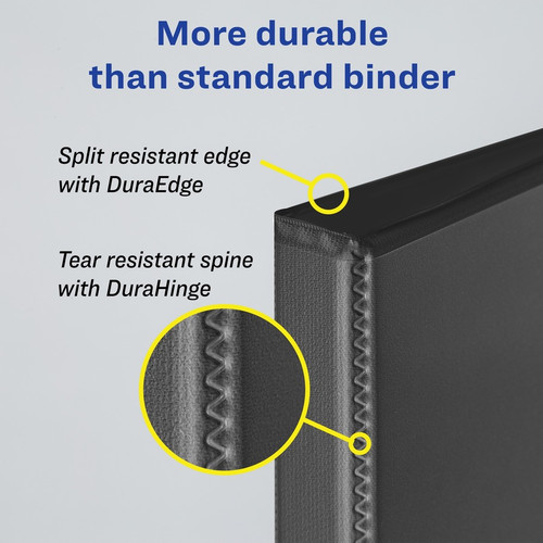 Avery Heavy-Duty View Binders - Locking One Touch EZD Rings - 2" Binder Capacity - Letter - 8 (AVE79777)