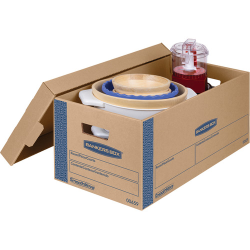 Bankers Box SmoothMove Moving Boxes - Internal Dimensions: 12" Width x 24" Depth x 10" Height - x x (FEL0065901)
