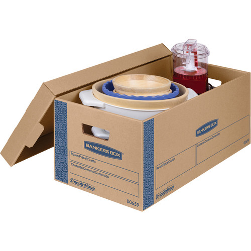 Bankers Box SmoothMove Moving Boxes - Internal Dimensions: 12" Width x 24" Depth x 10" Height - x x (FEL0065901)