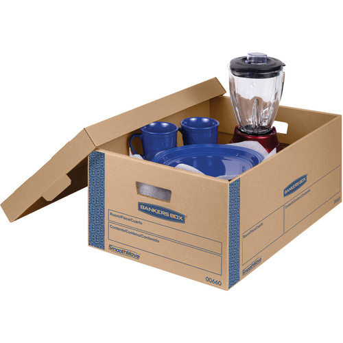 Bankers Box SmoothMove Moving Boxes - Internal Dimensions: 15" Width x 24" Depth x 10" Height - x x (FEL0066001)