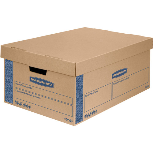 Bankers Box SmoothMove Moving Boxes - Internal Dimensions: 15" Width x 24" Depth x 10" Height - x x (FEL0066001)
