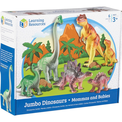 Learning Resources Dinosaur Play Set - Assorted - Plastic (LRN0836)