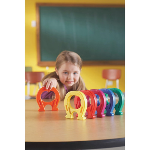 Learning Resources Horseshoe Magnets Set - Skill Learning: Magnetism - 5 Year & Up - Assorted (LRN0790)