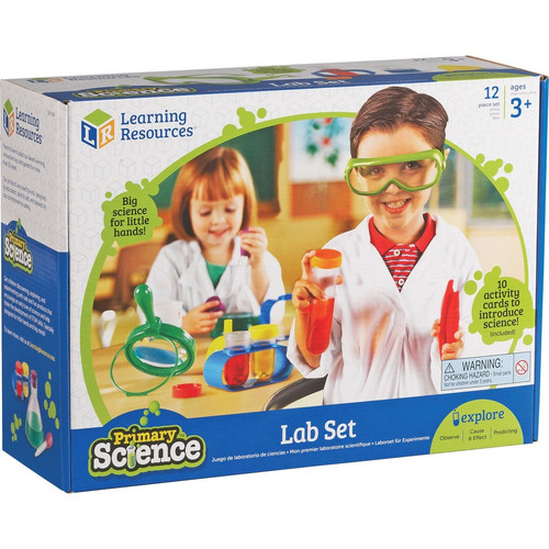 Learning Resources - Primary Science Lab Set - 1 / Set - 3 Year - Assorted - Plastic, Glass (LRN2784)