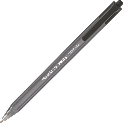 Paper Mate InkJoy 100 RT Pens - Medium Pen Point - 1 mm Pen Point Size - Retractable - Black - - 20 (PAP1951395)