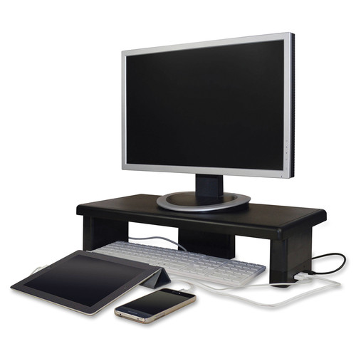 DAC Stax Ergonomic Height Adjustable Monitor Stand with 2 USB Ports - 66 lb Load Capacity - 4.8" x (DTA02159)