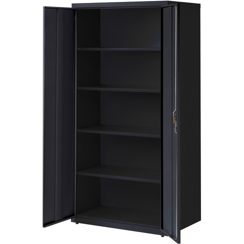 Storage Cabinet  24" x 36" x 72"  5 x Shelf(ves)  Hinged Door(s)  Sturdy, Recessed Lock, (MOS34410)