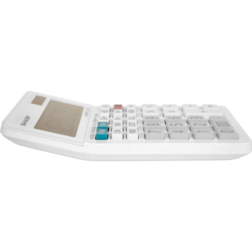 Sharp EL-330WB 10 Digit Professional Desktop Calculator - Extra Large Display, Durable, Plastic - - (SHREL330WB)