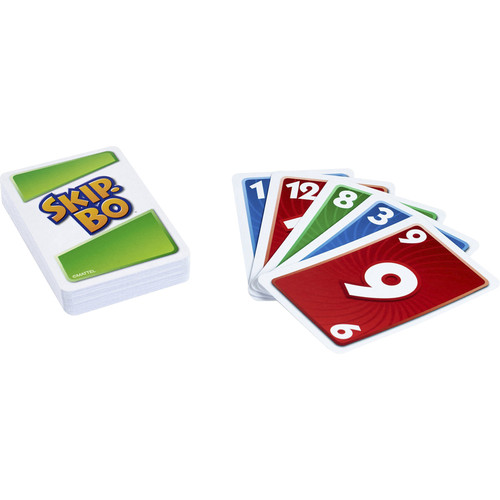 Mattel Skip-Bo Card Game - Strategy - 2 to 6 Players - 1 Each (MTT42050)
