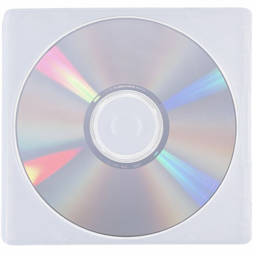 Compucessory Slim Disc Case - Polypropylene - Clear, Translucent (CCS55307)