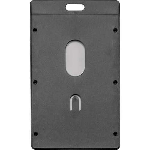Advantus Vertical Rigid ID Badge Holder - Support 2" x 3.25" Media - Vertical - Plastic - 6 / Pack (AVT97068)