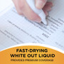 Wite-Out Shake 'N Squeeze Correction Pen - Pen Applicator - 8 mL - White - Fast-drying - 12 / Box (BICWOSQP11BX)