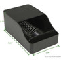 Mind Reader Mind Hot Cup Sleeve Dispenser - Spring Loaded Dispensing - 50 Cup Capacity - Black - - (EMSSLEDBLK)