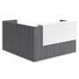 Transaction Deluxe for PL169 Dark Grey - 59-1/16"W x 11-13/16"D x 27-9/16"H (MOSPL169DELTTDGR)